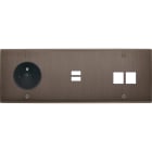 MODELEC - Façade Confidence Laiton Canon De Fusil Triple Horizontale PC U1 M2 Vis