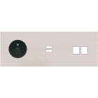 MODELEC - Façade Désir Gris Perle Mat Triple Horizontale PC U1 M2
