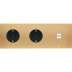 MODELEC - Façade Confidence Laiton Brosse Triple Horizontale PCK Pck U1 Vis