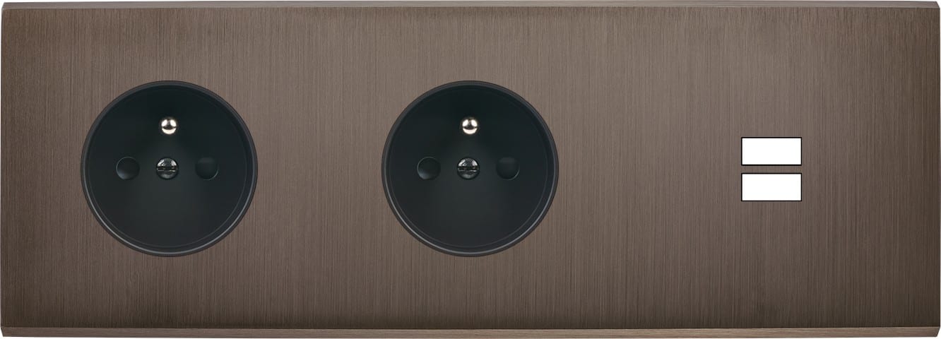 MODELEC - Façade Confidence Laiton Canon De Fusil Triple Horizontale PC Pc U1