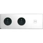 MODELEC - Façade Confidence Laiton Chrome Triple Horizontale PC Pc U1