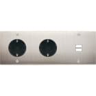 MODELEC - Façade Confidence Laiton Nickel Satine Triple Horizontale PCK Pck U1 Vis