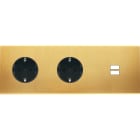 MODELEC - Façade Confidence Laiton Satine Triple Horizontale PCK Pck U1