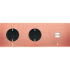 MODELEC - Façade Confidence Laiton Cuivre Satine Triple Horizontale PCK Pck U1 Vis