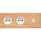 MODELEC - Façade Hitera Chene Clair Triple Horizontale PC Pc U1