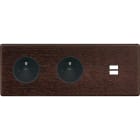 MODELEC - Façade Hitera Chene Fonce Triple Horizontale PC Pc U1