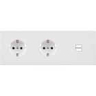 MODELEC - Façade Désir Blanc Mat Triple Horizontale PCK Pck U1
