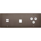 MODELEC - Façade Confidence Laiton Canon De Fusil Triple Horizontale U1 M1 C3 Vis