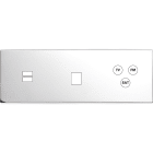 MODELEC - Façade Confidence Laiton Chrome Triple Horizontale U1 M1 C3