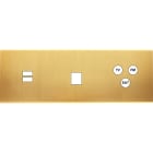 MODELEC - Façade Confidence Laiton Satine Triple Horizontale U1 M1 C3