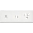 MODELEC - Façade Hitera Terrazzo Blanc Triple Horizontale U1 M1 C3