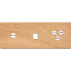 MODELEC - Façade Hitera Chene Clair Triple Horizontale U1 M1 C3
