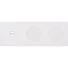 MODELEC - Facade Desir Blanc Soft Touch Triple Horizontale U1 M1 C3