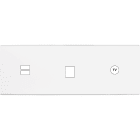 MODELEC - Façade Confidence Laiton Blanc Mat Triple Horizontale U1 M1 C1