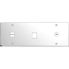 MODELEC - Façade Confidence Laiton Chrome Triple Horizontale U1 M1 C1 Vis