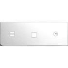 MODELEC - Façade Confidence Laiton Chrome Triple Horizontale U1 M1 C1