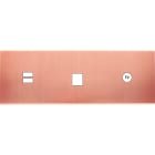 MODELEC - Façade Confidence Laiton Cuivre Satine Triple Horizontale U1 M1 C1