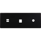 MODELEC - Façade Hitera Noir Triple Horizontale U1 M1 C1