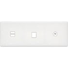 MODELEC - Façade Hitera Terrazzo Blanc Triple Horizontale U1 M1 C1