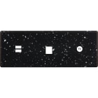 MODELEC - Façade Hitera Terrazzo Noir Triple Horizontale U1 M1 C1