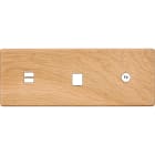 MODELEC - Façade Hitera Chene Clair Triple Horizontale U1 M1 C1