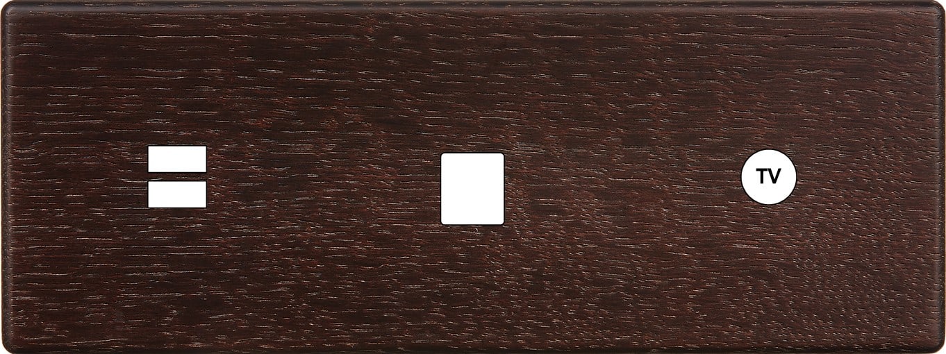 MODELEC - Façade Hitera Chene Fonce Triple Horizontale U1 M1 C1