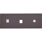 MODELEC - Façade Désir Anthracite Mat Triple Horizontale U1 M1 C1