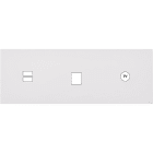 MODELEC - Façade Désir Blanc Mat Triple Horizontale U1 M1 C1