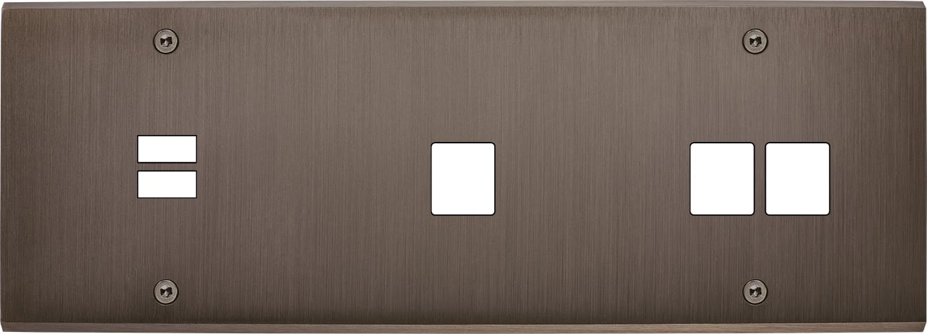 MODELEC - Façade Confidence Laiton Canon De Fusil Triple Horizontale U1 M1 M2 Vis