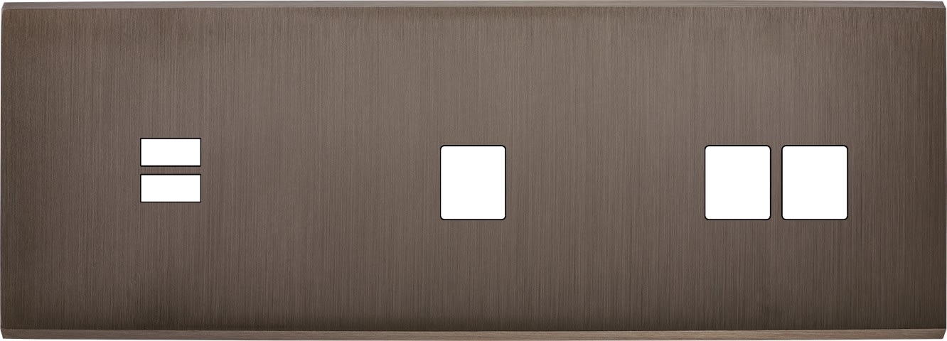 MODELEC - Façade Confidence Laiton Canon De Fusil Triple Horizontale U1 M1 M2