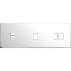 MODELEC - Façade Confidence Laiton Chrome Triple Horizontale U1 M1 M2
