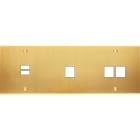 MODELEC - Façade Confidence Laiton Satine Triple Horizontale U1 M1 M2 Vis