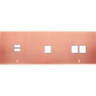 MODELEC - Façade Confidence Laiton Cuivre Satine Triple Horizontale U1 M1 M2 Vis