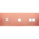 MODELEC - Façade Confidence Laiton Cuivre Satine Triple Horizontale U1 M1 M2