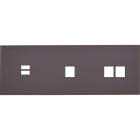 MODELEC - Façade Désir Anthracite Mat Triple Horizontale U1 M1 M2