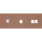MODELEC - Façade Désir Moka Mat Triple Horizontale U1 M1 M2