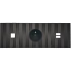 MODELEC - Façade Empreintes LIGNE Canon de Fusil Triple Horizontale 1 bouton PC U1 M