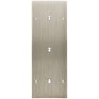 MODELEC - Façade Confidence Laiton Acier Brosse Triple Verticale B1 B1 B1 à Vis