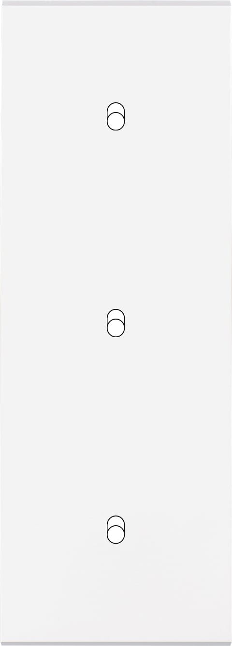 MODELEC - Façade Confidence Laiton Blanc Triple Verticale B1 B1 B1