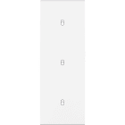 MODELEC - Façade Confidence Laiton Blanc Triple Verticale B1 B1 B1