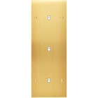 MODELEC - Façade Confidence Laiton Satine Triple Verticale B1 B1 B1 à Vis