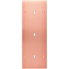 MODELEC - Façade Confidence Laiton Cuivre Satine Triple Verticale B1 B1 B1 à Vis