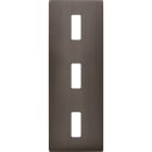 MODELEC - Façade "M" Laiton Canon Fusil Triple Verticale 1 Bouton 1 Bouton 1 Bouton