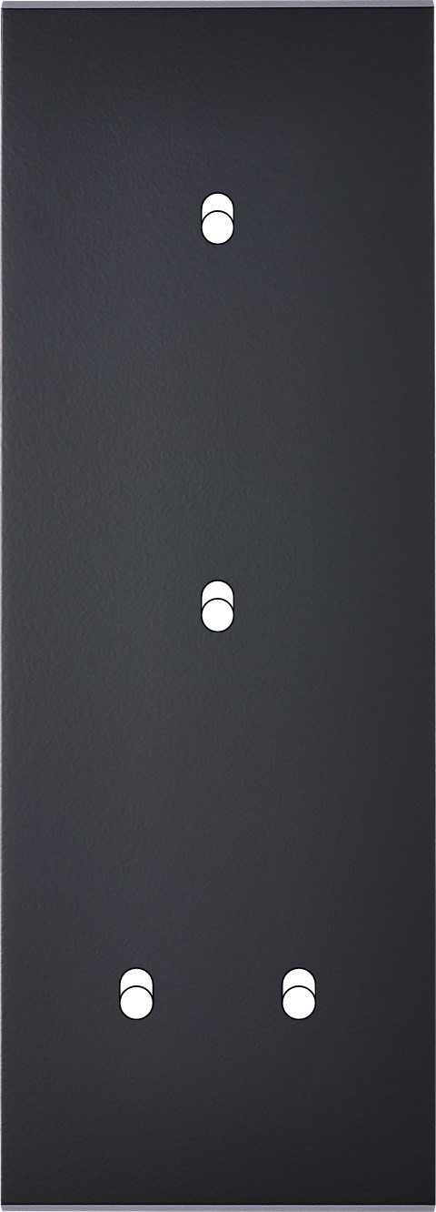 MODELEC - Façade Confidence Laiton Noir Triple Verticale B1 B1 B2