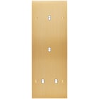 MODELEC - Façade Confidence Laiton Brosse Triple Verticale B1 B1 B2 à Vis