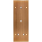 MODELEC - Façade Confidence Laiton Vieux Bronze Triple Verticale B1 B1 B2 à Vis