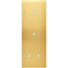 MODELEC - Façade Confidence Laiton Satine Triple Verticale B1 B1 B2 à Vis