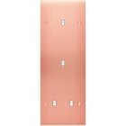 MODELEC - Façade Confidence Laiton Cuivre Satine Triple Verticale B1 B1 B2 à Vis