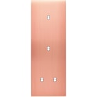 MODELEC - Façade Confidence Laiton Cuivre Satine Triple Verticale B1 B1 B2