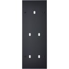 MODELEC - Façade Confidence Laiton Noir Mat Triple Verticale B1 B2 B2 à Vis